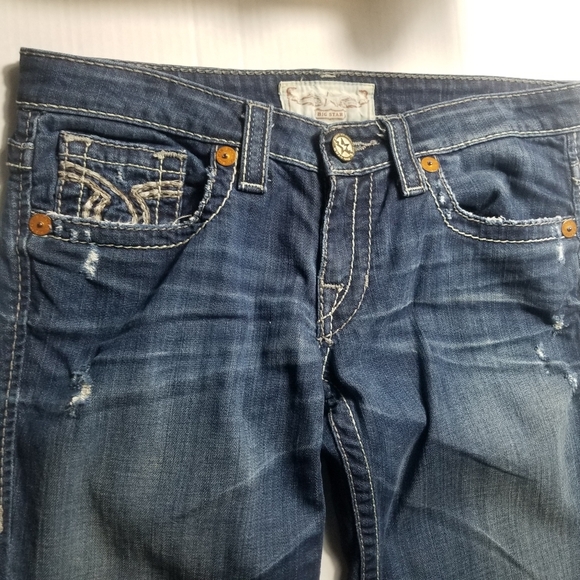 BIG STAR WOMEN'S LIV DISTRESSED JEAN SIZE 29 R - Picture 15 of 15